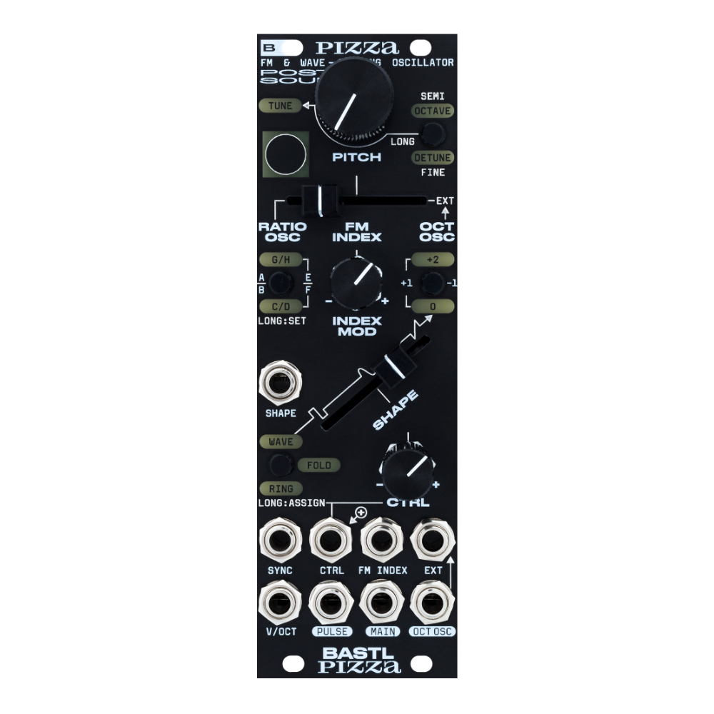 PIZZA by Bastl Instruments for €323.07 / Get the best Eurorack modules,  modular synthesizers & accessories at Bastl s.r.o.